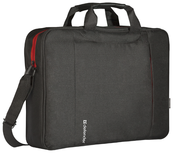 Defender Geek 15.6 сумка мессенджер на клапане наружный карман длинный ремень бордовый