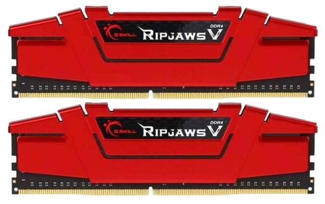 G.Skill Ripjaws V 2x4GB DDR4 PC4-21300 F4-2666C15D-8GVR g skill value 8gb ddr4 pc4 21300 f4 2666c19s 8gnt