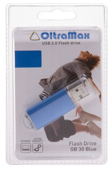 USB Flash Oltramax 30 64GB  OM064GB30-B флешка oltramax 30 64гб blue om064gb30 bl