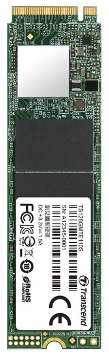 SSD Transcend 110S 128GB TS128GMTE110S ssd накопитель transcend mts800s m 2 2280 128 гб ts128gmts800s