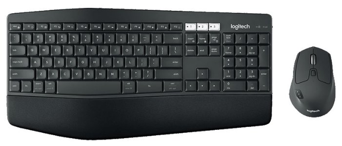 Logitech Wireless Desktop MK850 920-008232 клавиатура logitech wireless multi device k780