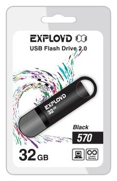 usb flash exployd 570 32gb ex 32gb 570 orange USB Flash Exployd 570 32GB  EX-32GB-570-Black