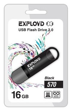 USB Flash Exployd 570 16GB  EX-16GB-570-Blue флешка exployd 580 ex 16гб blue ex 16gb 580 blue