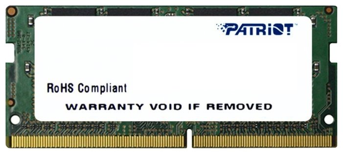 Patriot Signature Line 4GB DDR4 SO-DIMM PC4-19200 PSD44G240082S patriot signature 8gb ddr4 pc4 19200 psd48g240081h