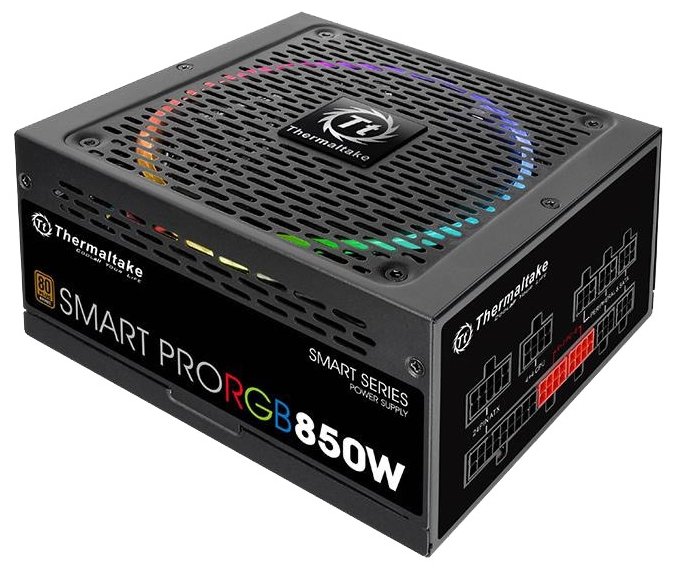 Thermaltake Smart Pro RGB 850W Bronze SPR-0850F-R thermaltake smart pro rgb 850w bronze spr 0850f r