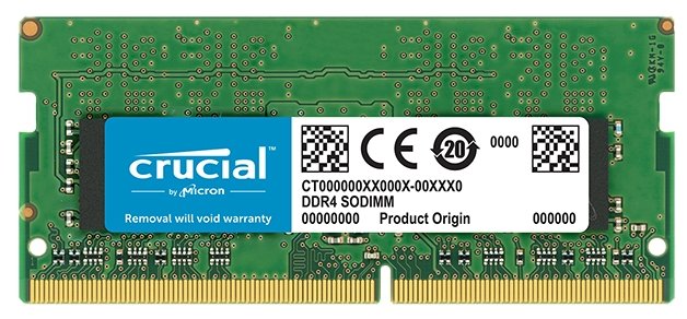 Crucial 8GB DDR4 SODIMM PC4-21300 CT8G4SFS8266 neo forza 4gb ddr4 sodimm pc4 21300 nmso440d82 2666ea10