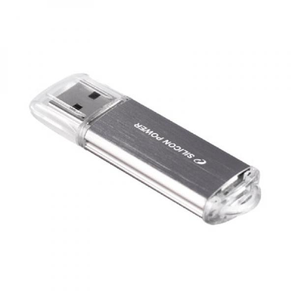 USB Flash Silicon-Power Ultima II I-Series Silver 16  SP016GBUF2M01V1S