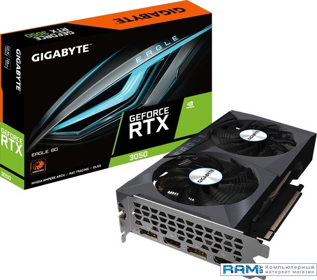 

Gigabyte GeForce RTX 3050 Eagle 8G GV-N3050EAGLE-8GD