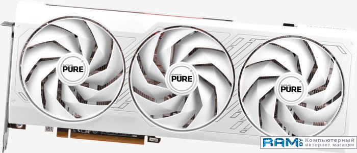 Sapphire Pure AMD Radeon RX 7800 XT 16GB 11330-03-20G sapphire pulse radeon rx 7800 xt 16gb 11330 02 20g