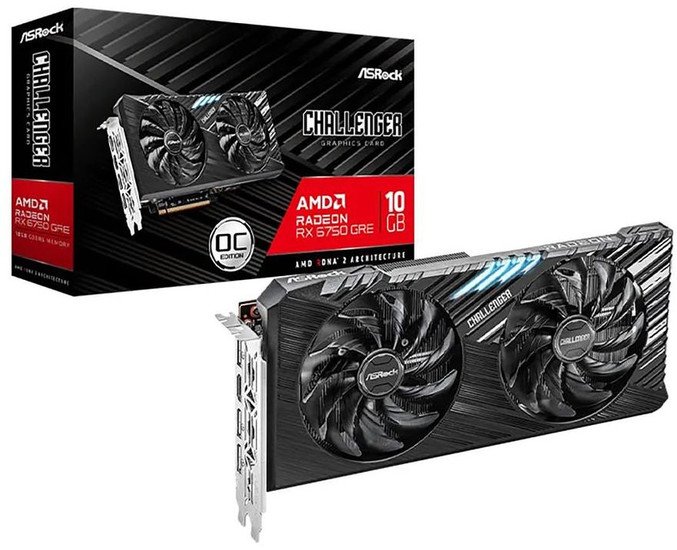 

ASRock Radeon RX 6750 GRE Challenger 10GB OC RX6750GRE CL 10GO