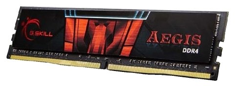 G.Skill Aegis 8GB DDR4 PC4-24000 F4-3000C16S-8GISB g skill value 8gb ddr4 pc4 19200 f4 2400c17s 8gnt