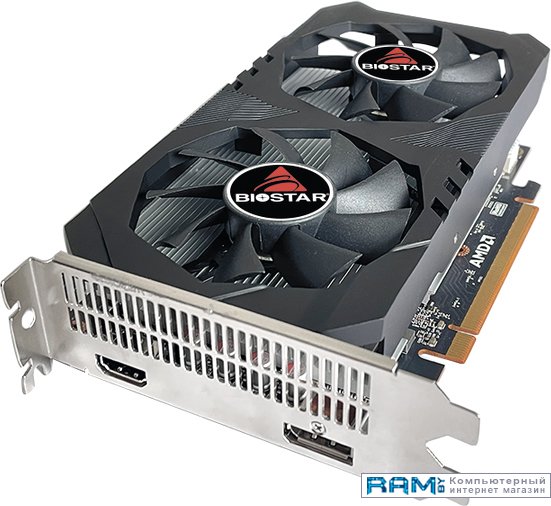 

BIOSTAR Radeon RX 6500 XT 4GB GDDR6 VA65X6RA46