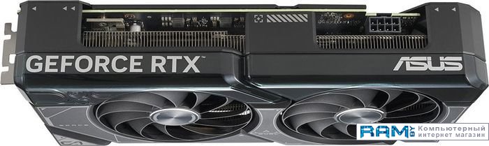 ASUS Dual GeForce RTX 4070 12GB GDDR6X DUAL-RTX4070-12G видеокарта palit nvidia geforce rtx4070 dual oc 12gb 192bit gddr6x dpx3 hdmi ned4070s19k9 1047d