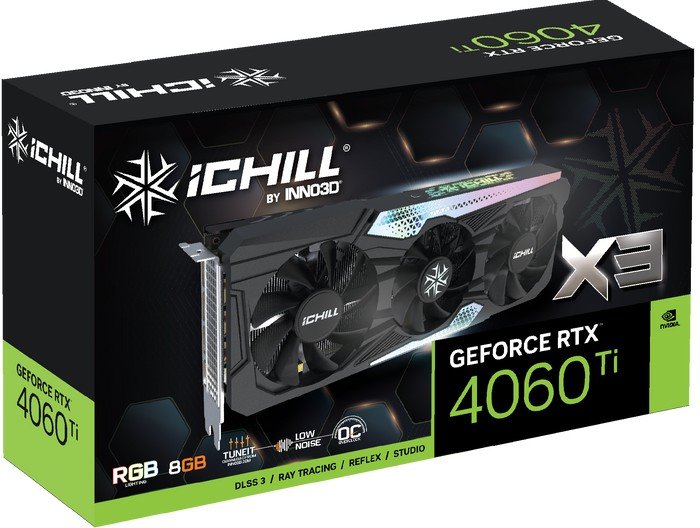 

Inno3D GeForce RTX 4060 Ti 8GB iChill X3 C406T3-08D6X-17113389