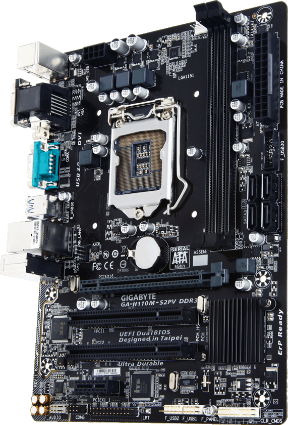 Gigabyte ga h110m s2 подключение