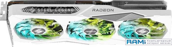 ASRock Radeon RX 7600 Steel Legend 8GB OC RX7600 SL 8GO powercolor hellhound radeon rx 7600 8gb gddr6 rx 7600 8g loc