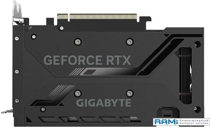 Gigabyte GeForce RTX 4060 Ti Windforce OC 8G GV-N406TWF2OC-8GD видеокарта gigabyte geforce rtx rtx 4060 ti windforce oc 8g 2550mhz pci e 4 0 8192mb 18000mhz 128 bit 2xhdmi 2xdp gv n406twf2oc 8gd