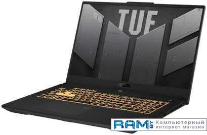 ASUS TUF Gaming F17 2023 FX707ZU4-HX058 ноутбук asus tuf gaming f17 fx707zc4 hx076 grey 90nr0gx1 m00610 intel core i5 12500h 3 3ghz 16384mb 512gb ssd nvidia rtx 3050 4096mb wi fi bluetooth cam 17 1920x1080 no os