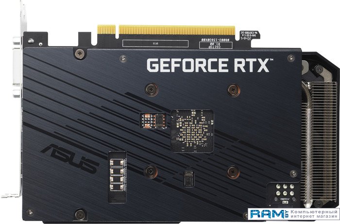 ASUS Dual GeForce RTX 3050 V2 OC Edition 8GB GDDR6 DUAL-RTX3050-O8G-V2 asus dual geforce rtx 4060 white oc edition 8gb gddr6 dual rtx4060 o8g white