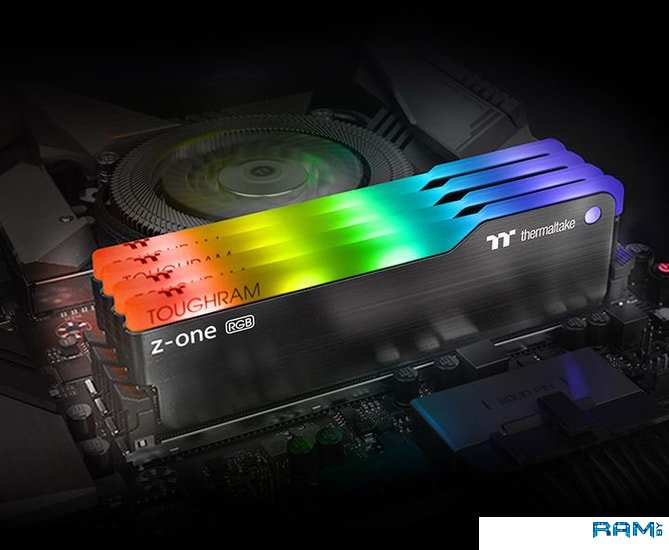 Thermaltake ToughRam Z-One RGB 2x8GB DDR4 PC4-25600 R019D408GX2-3200C16A thermaltake toughram rgb 2x8gb ddr4 pc4 35200 r009d408gx2 4400c19a
