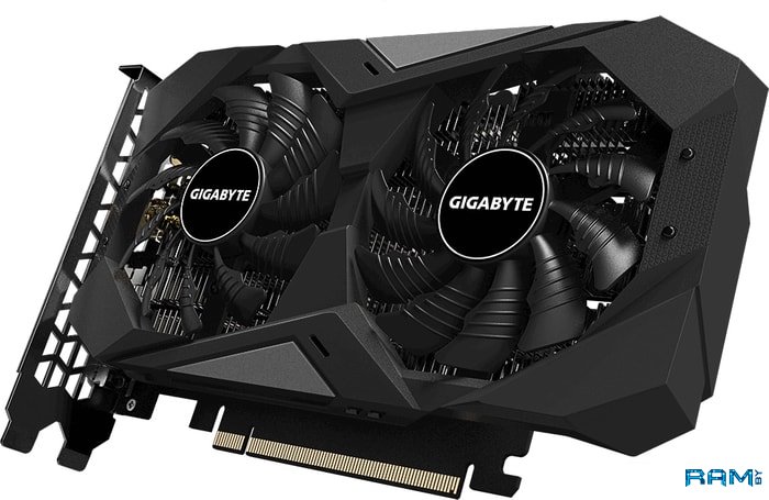 Gigabyte GeForce GTX 1650 D6 WINDFORCE OC 4G 4GB GDDR6 GV-N1656WF2OC-4GD gigabyte geforce rtx 4080 16gb windforce gv n4080wf3 16gd