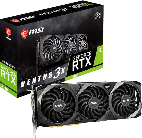 MSI GeForce RTX 3090 Ventus 3X OC 24GB GDDR6X nvidia a30 24gb hbm2 900 21001 0040 000