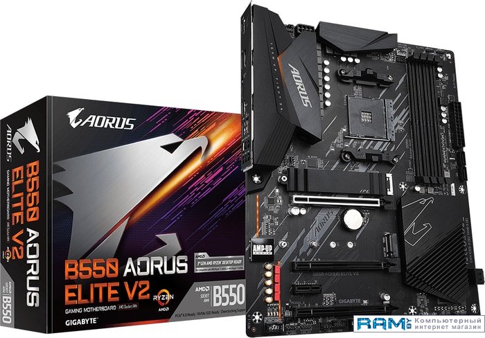 Gigabyte b550 aorus elite v2 какие процессоры поддерживает