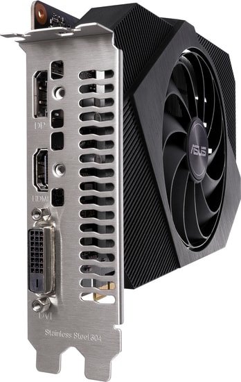 ASUS Phoenix GeForce GTX 1650 OC 4GB GDDR6 PH-GTX1650-O4GD6-P gigabyte geforce gtx 1650 d6 windforce oc 4g 4gb gddr6 gv n1656wf2oc 4gd