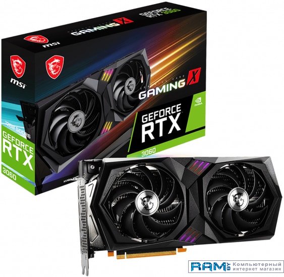 MSI GeForce RTX 3060 Gaming X 12G gigabyte geforce rtx 3060 gaming oc 8g gv n3060gaming oc 8gd