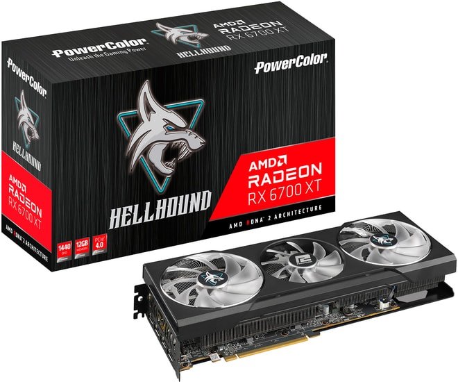 

PowerColor Hellhound Radeon RX 6700 XT 12GB GDDR6 AXRX 6700XT 12GBD6-3DHL