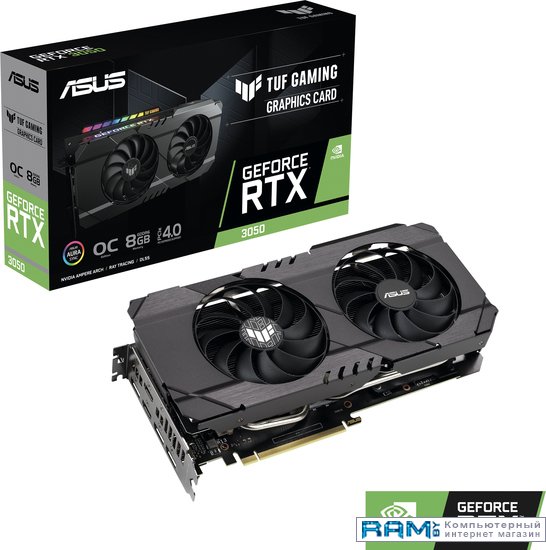 

ASUS TUF Gaming GeForce RTX 3050 OC Edition 8GB GDDR6