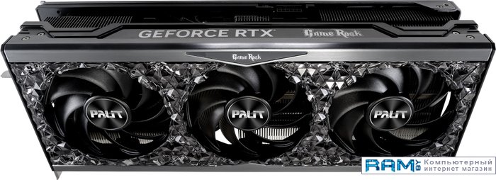 Palit GeForce RTX 4090 GameRock 24G NED4090019SB-1020G видеокарта palit nvidia geforce rtx 4070ti 12288mb 192 gddr6x ned407t019k9 1045g