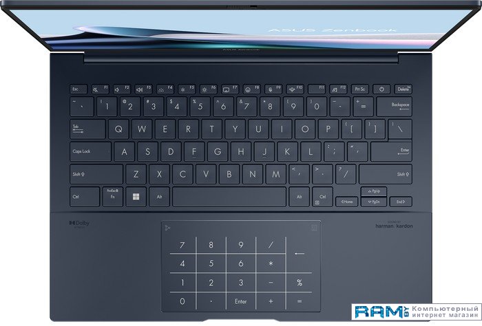 ASUS Zenbook 14 OLED UX3405MA-QD437 ноутбук asus zenbook 14 oled ux3405ma qd488w 90nb11r2 m00ss0 14 core ultra 7 155h 16gb ssd 1024gb arc graphics серебристый