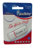 USB Flash Smart Buy Crown 8Gb White SB8GBCRW-W usb flash smart buy 32gb paean white sb32gbpn w