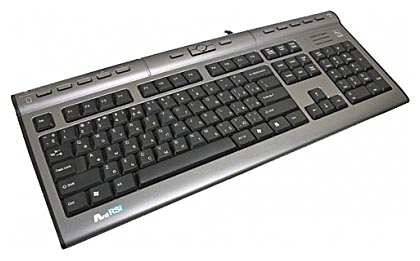 A4Tech KLS-7MUU клавиатура a4tech kls 7muu серебристый usb slim multimedia