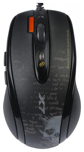 A4Tech F5 игровая мышь hiper drakkar чёрная usb 8 кнопок 10000 dpi pmw3327 rgb подсветка регулировка веса
