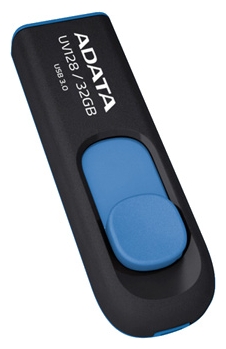 USB Flash A-Data DashDrive UV128 BlackBlue 32GB AUV128-32G-RBE