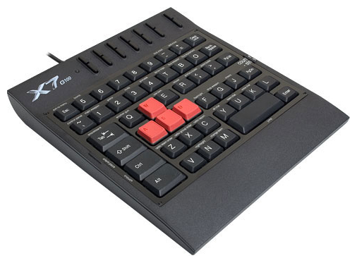 A4Tech X7-G100 клавиатура a4tech fstyler fk10 белый серый usb
