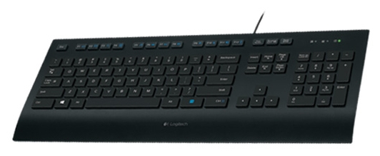 Logitech Corded Keyboard K280e 920-005215 клавиатура проводная logitech k280e corded keyboard usb 920 005215