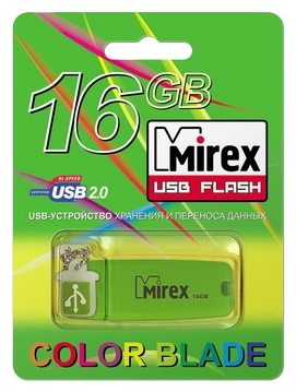 USB Flash Mirex CHROMATIC GREEN 16GB 13600-FM3CGN16 usb flash mirex intro 16gb 13600 itrnto16