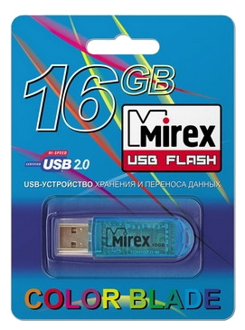 USB Flash Mirex ELF BLUE 16GB 13600-FM3BEF16 usb flash exployd 580 16gb ex 16gb 580 blue