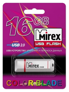 USB Flash Mirex KNIGHT WHITE 16GB 13600-FMUKWH16 usb flash mirex bottle opener 16gb 13600 dvrbop16