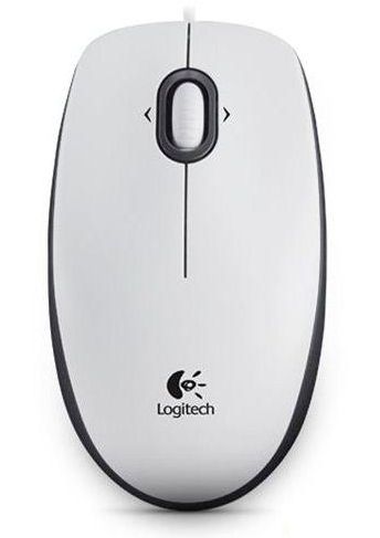Logitech B100 Optical USB Mouse 910-003360 zelotes c 7 usb проводная мышь rgb gaming mouse 16000dpi компьютерная игра мыши выдолбленный сотовый дизайн для портативных пк