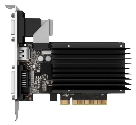 Palit GeForce GT 730 2GB DDR3 NEAT7300HD46-2080H видеокарта msi geforce rtx 4060 ventus 2x black 8g oc 2505mhz pci e 8192mb 17000mhz 128 bit hdmi 3xdp