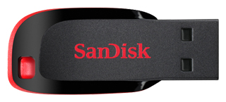 USB Flash SanDisk Cruzer Blade 16GB SDCZ50-016G-B35 usb flash sandisk ultra dual 3 0 16gb sddd2 016g gam46