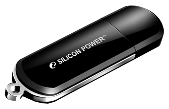 USB Flash Silicon-Power LuxMini 322 Black 64GB SP064GBUF2322V1K