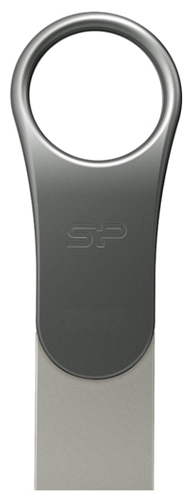 USB Flash Silicon-Power Mobile 80 Gray 16GB SP016GBUC3C80V1S
